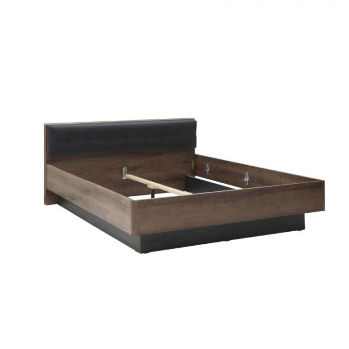 Кровать BVNL2802 BAVENO FORTE дуб черный / дуб темный